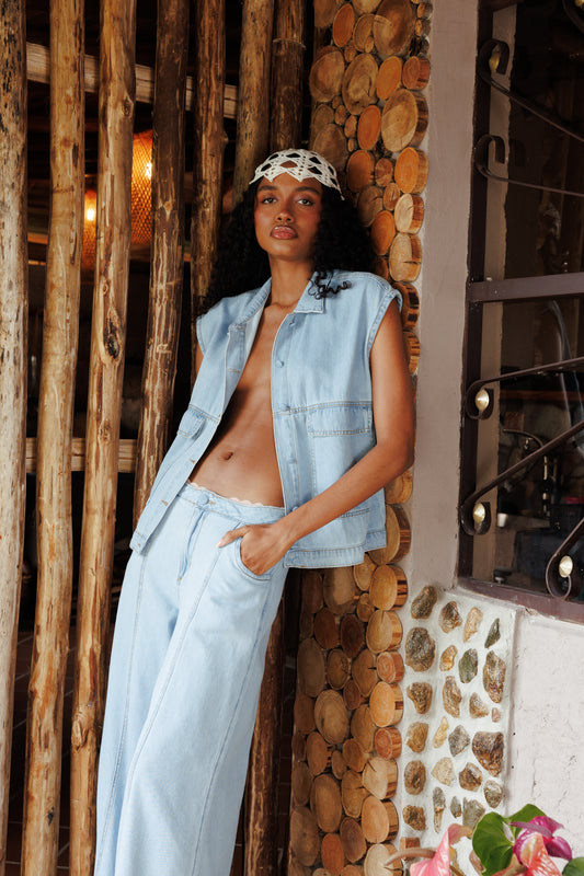 Pantalón Guayacán denim hielo