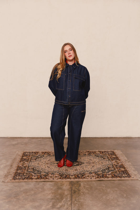Jacket Solcito denim oscuro
