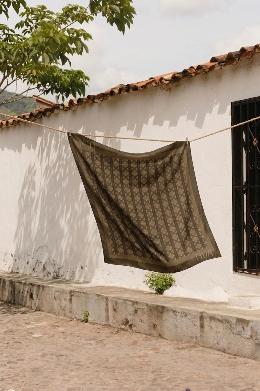 Pañoleta NÚA Mimbre Café