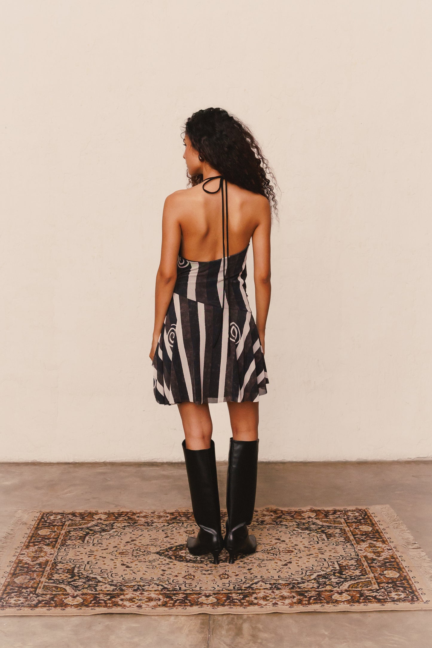 Vestido Corteza Vetas