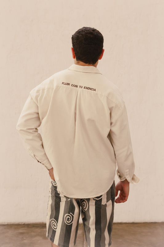 Camisa Fluir con tu Esencia Unisex crema