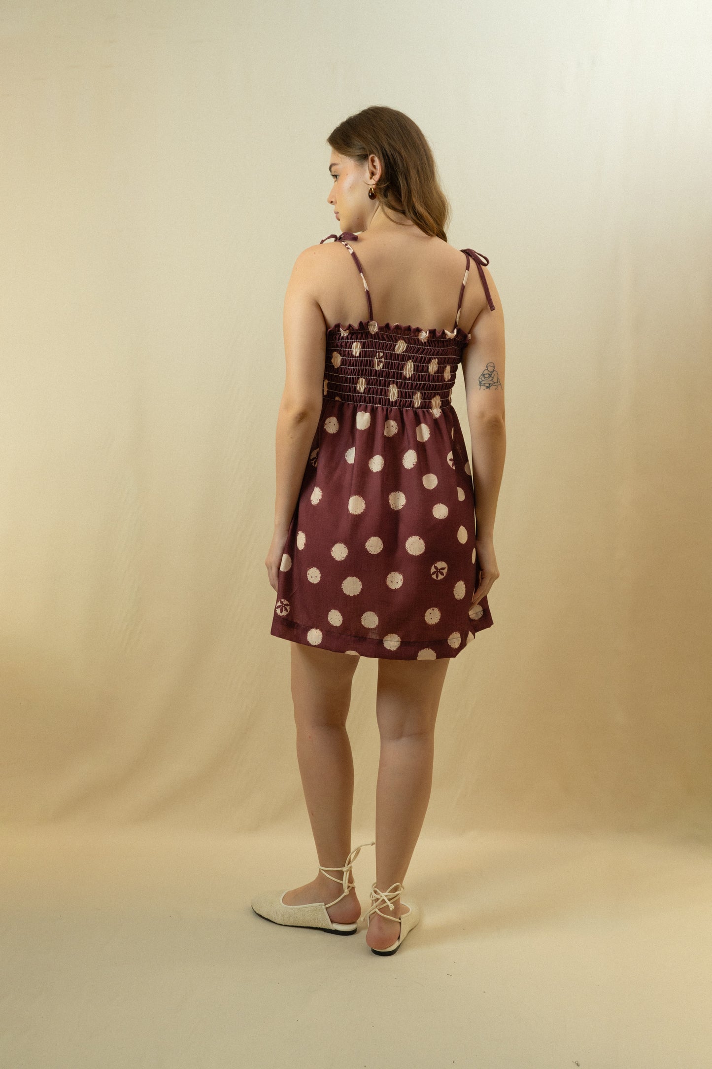 Vestido con Amor para Mi Borgoña