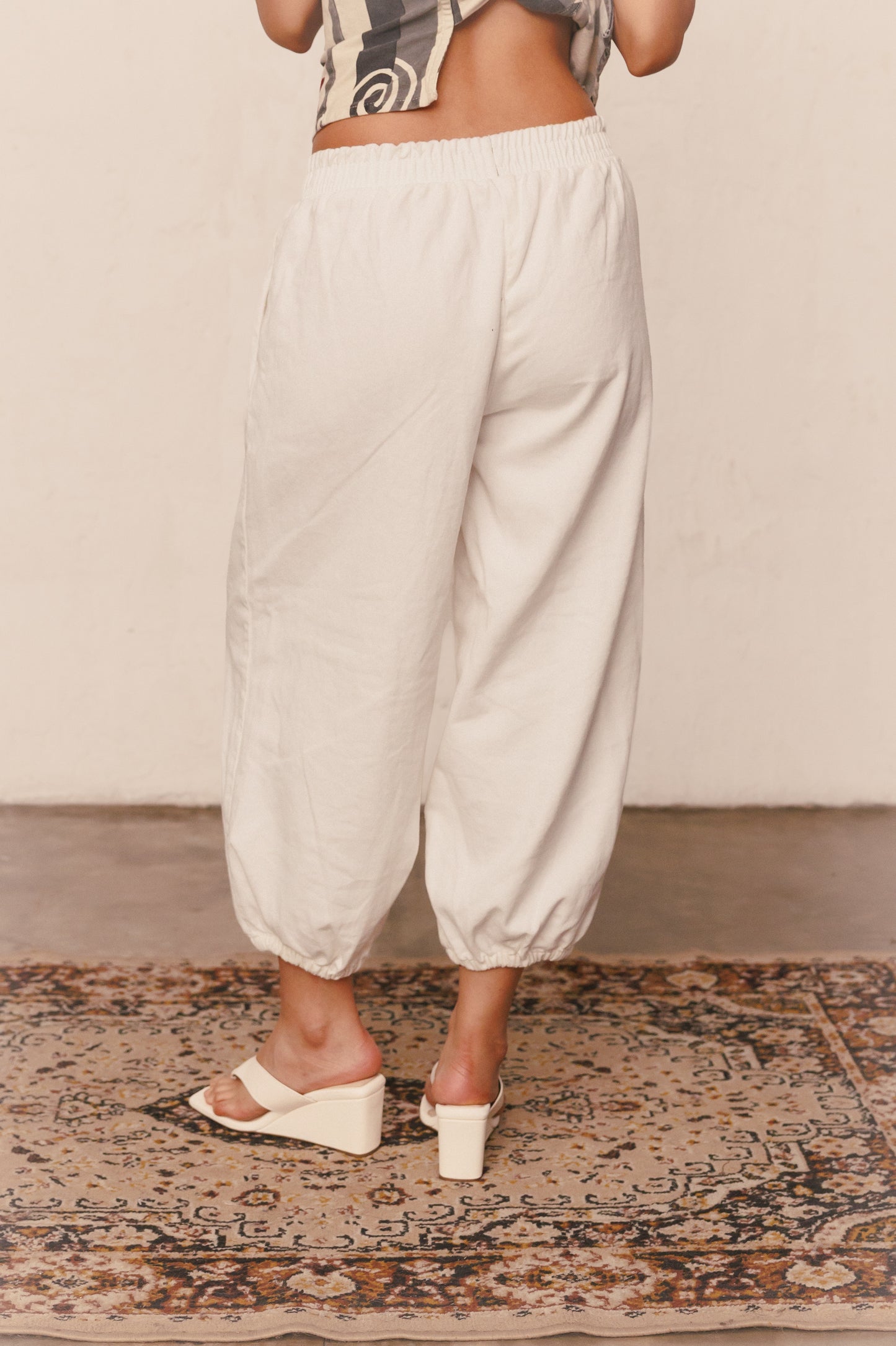 Pantalón Balloon Nube crema