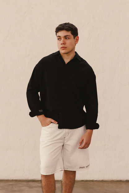 Camisa Fluir con tu Esencia Unisex negra