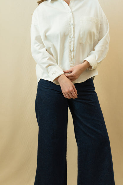 Camisa Fluir con tu Esencia Marfil