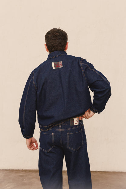 Jacket Solcito denim oscuro
