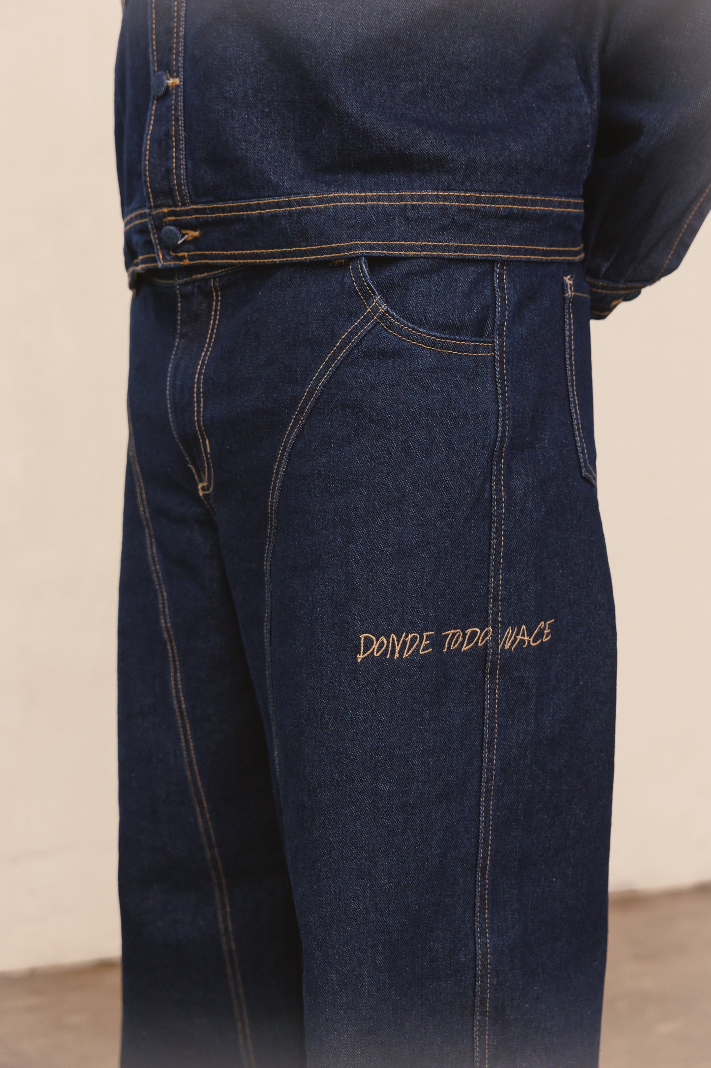 Pantalón Barrial denim oscuro