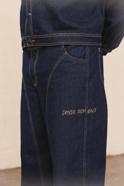 Pantalón Barrial denim oscuro