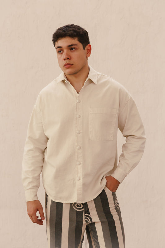 Camisa Fluir con tu Esencia Unisex crema
