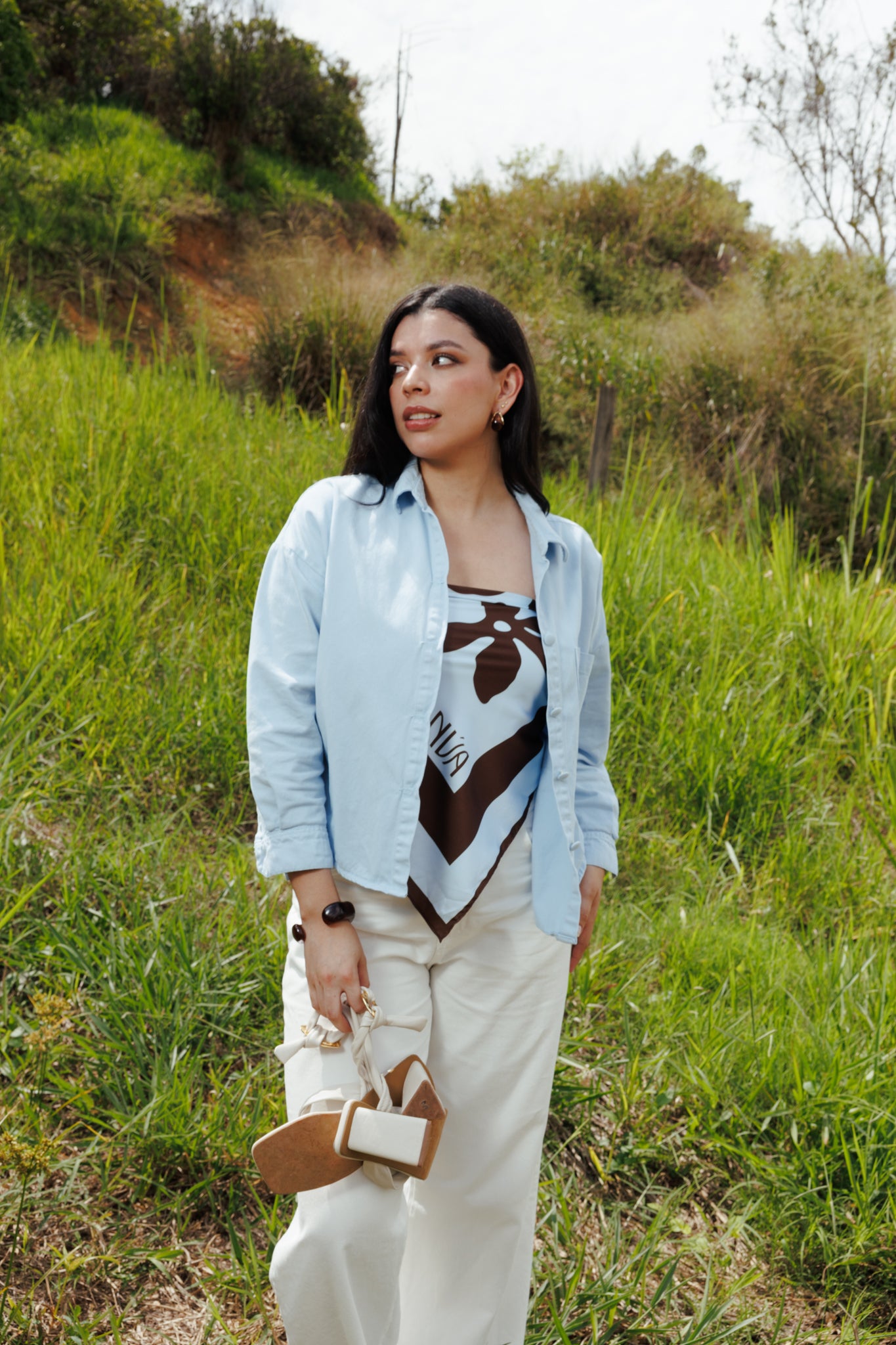 Camisa Fluir con tu Esencia Baby Blue