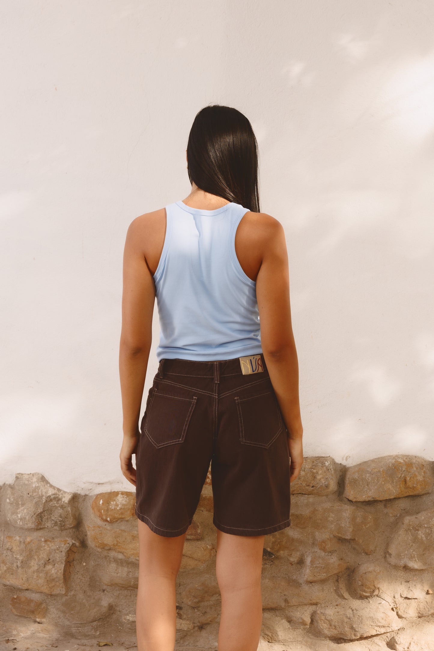 Tank Top Latina Baby Blue