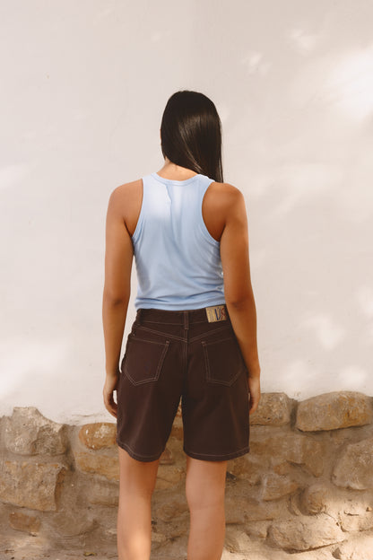 Tank Top Latina Baby Blue