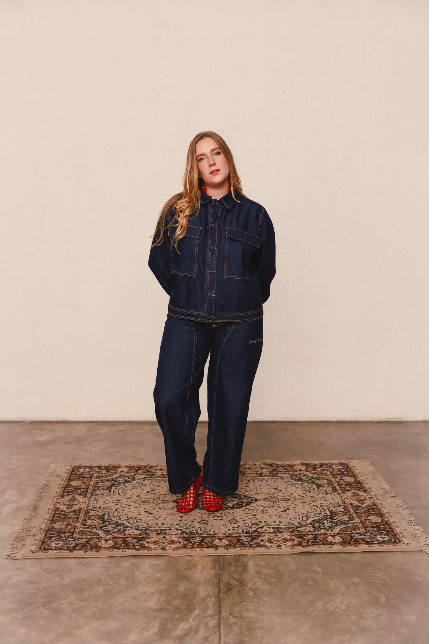 Jacket Solcito denim oscuro