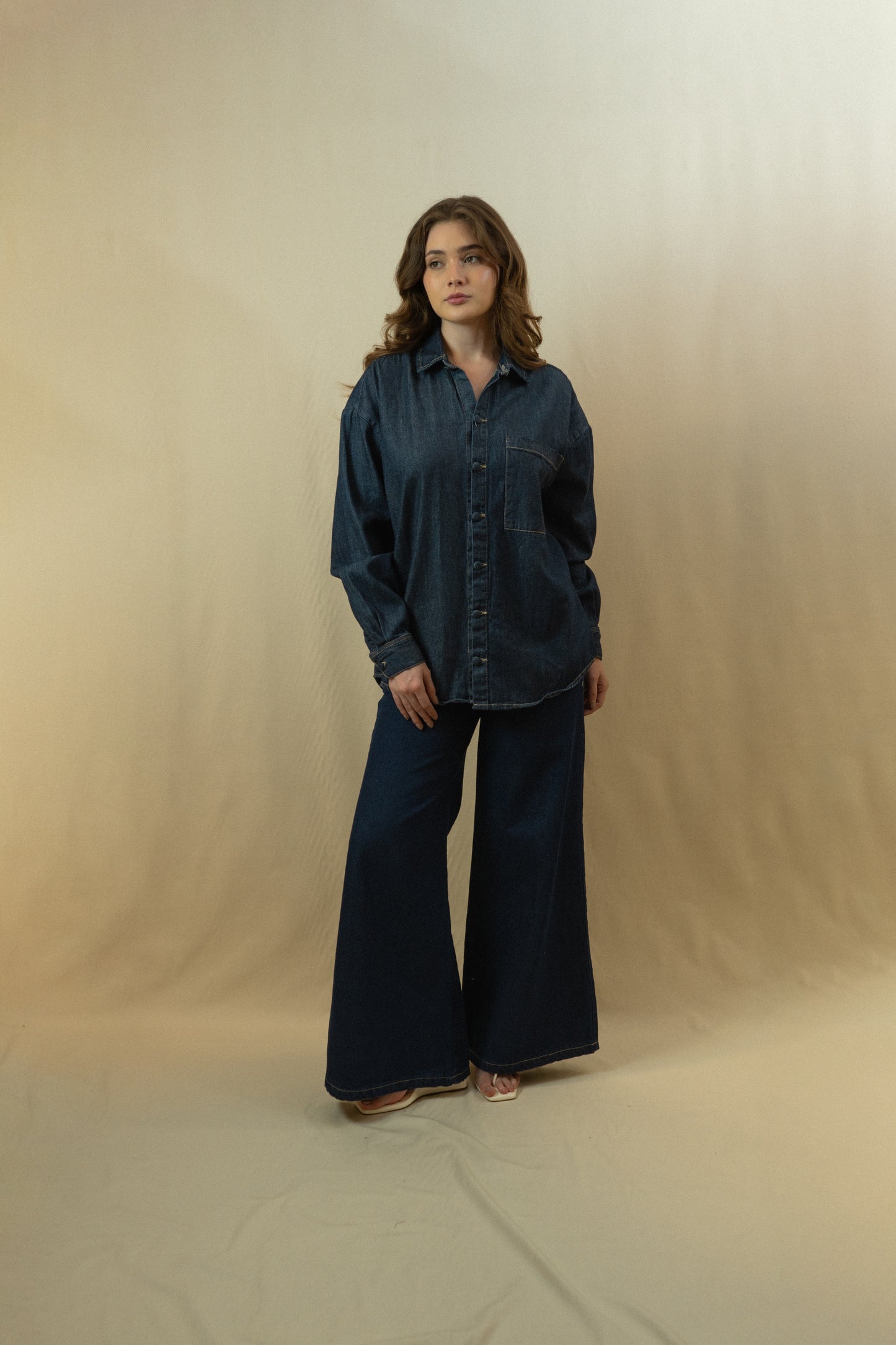 Camisa Fluir con tu Esencia Unisex Denim