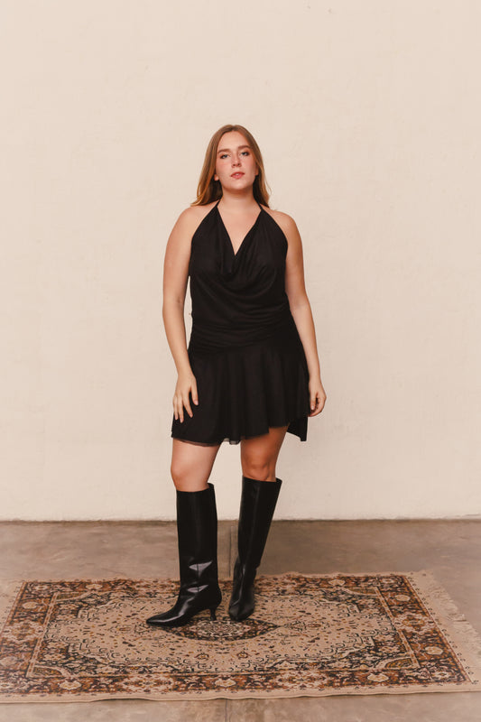 Vestido Corteza Negro