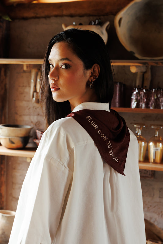 Camisa Fluir con tu Esencia Marfil