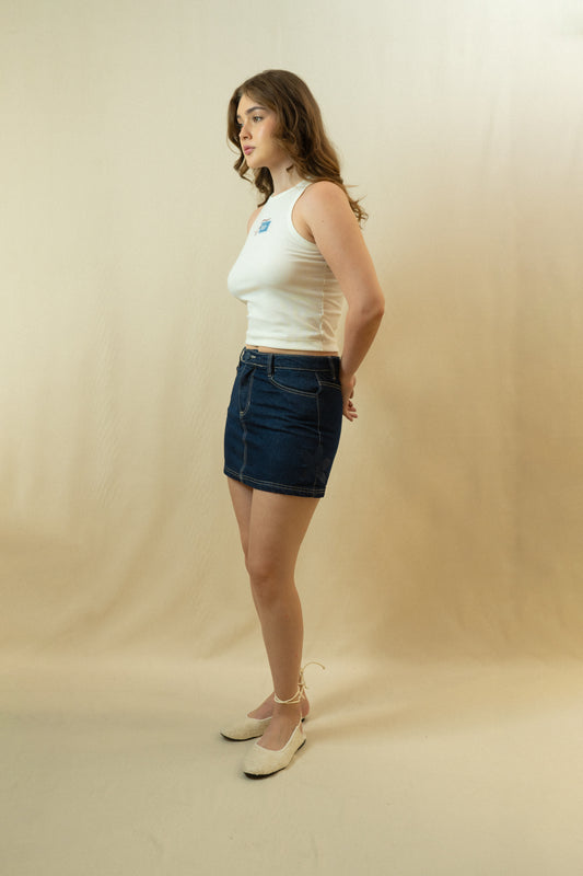 Tank Top Fluir Blanca