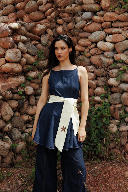 Vestido Arrecife denim oscuro