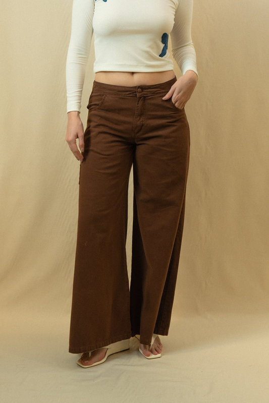 Pantalón Valiente café