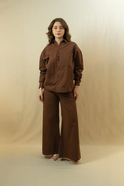 Camisa Fluir con tu Esencia Unisex Café