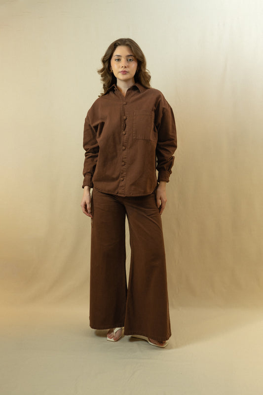 Camisa Fluir con tu Esencia Unisex Café