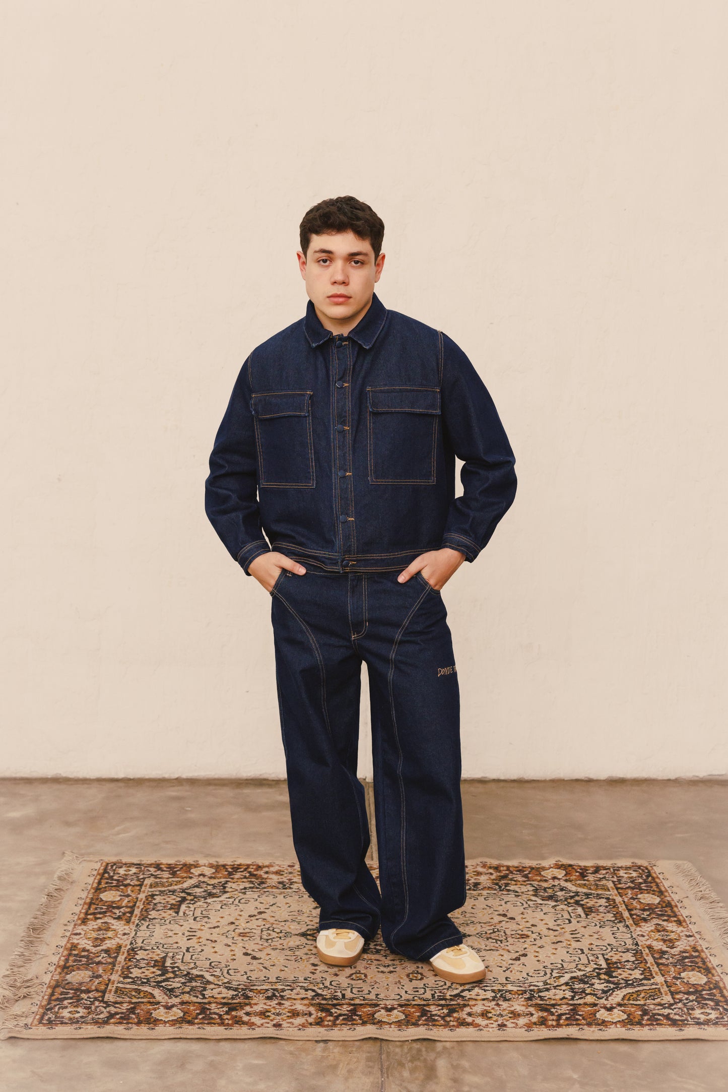 Jacket Solcito denim oscuro