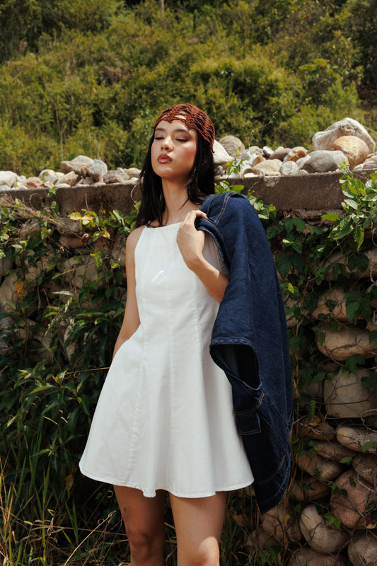 Vestido Arrecife marfil