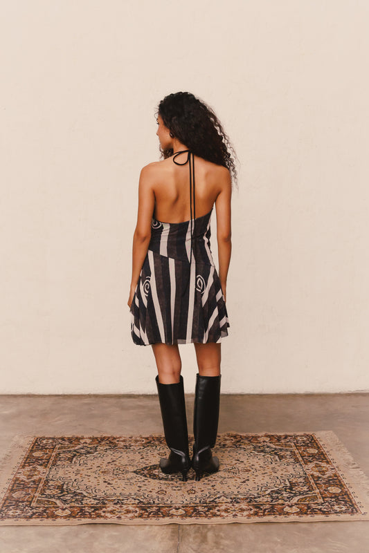 Vestido Corteza Vetas