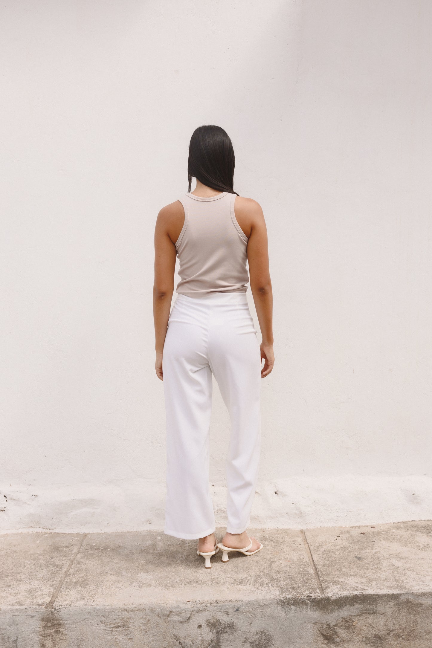 Pantalón Bloom marfil