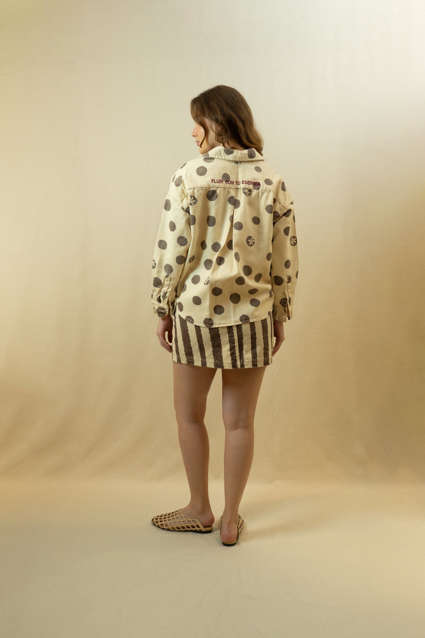 Camisa Fluir con tu Esencia Polka Dots