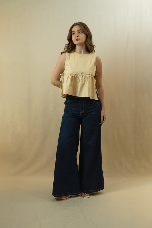 Blusa con Amor para Mí Caqui