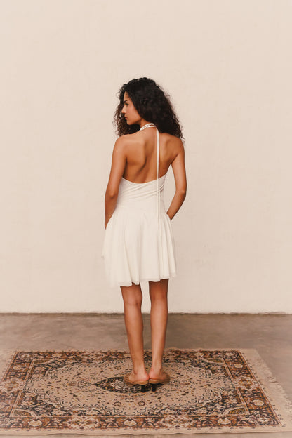 Vestido Corteza Crema