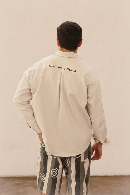Camisa Fluir con tu Esencia Unisex crema