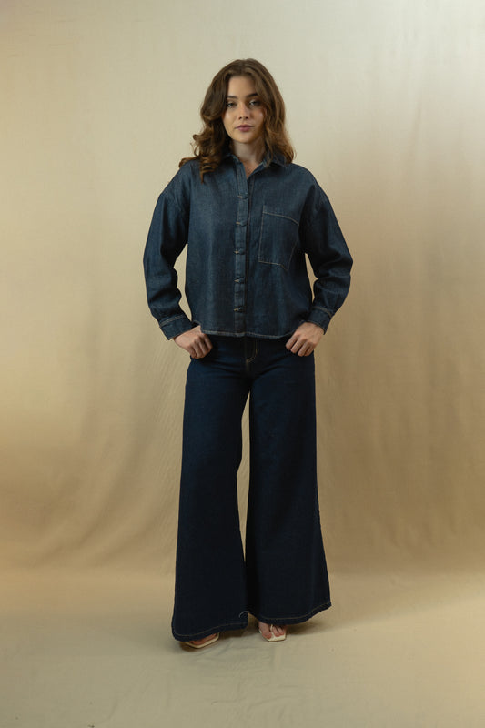 Camisa Fluir con tu Esencia Denim