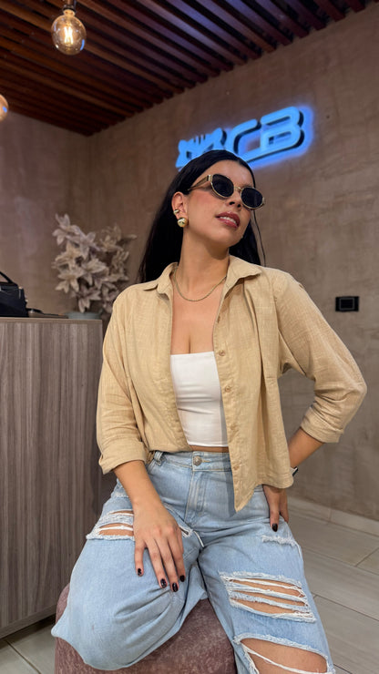 Camisera Alma caqui