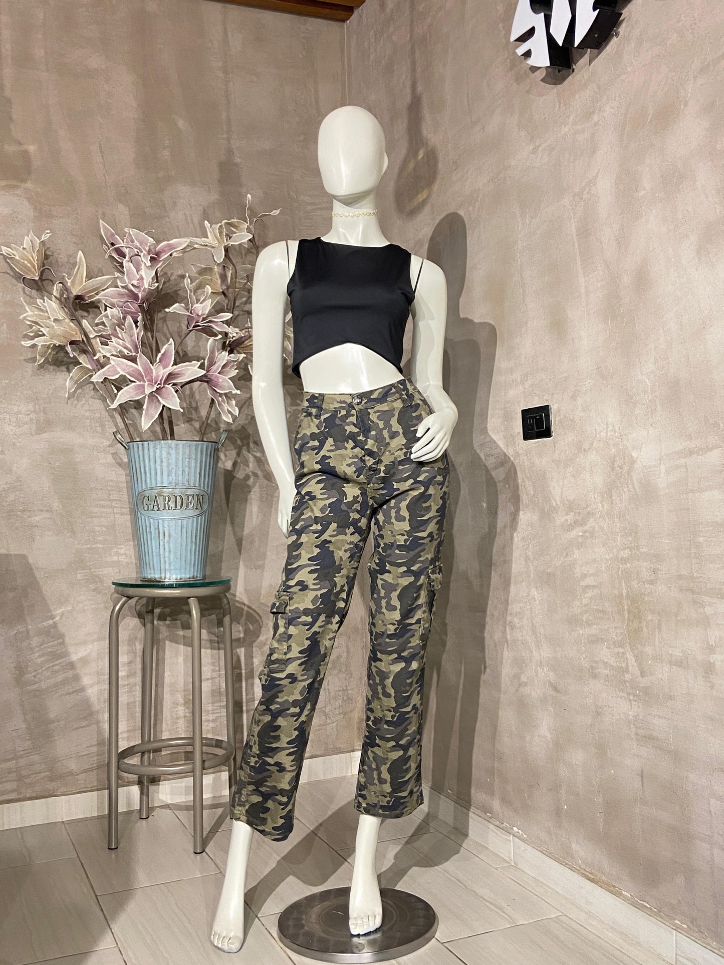 Pantalón Camuflado Verde